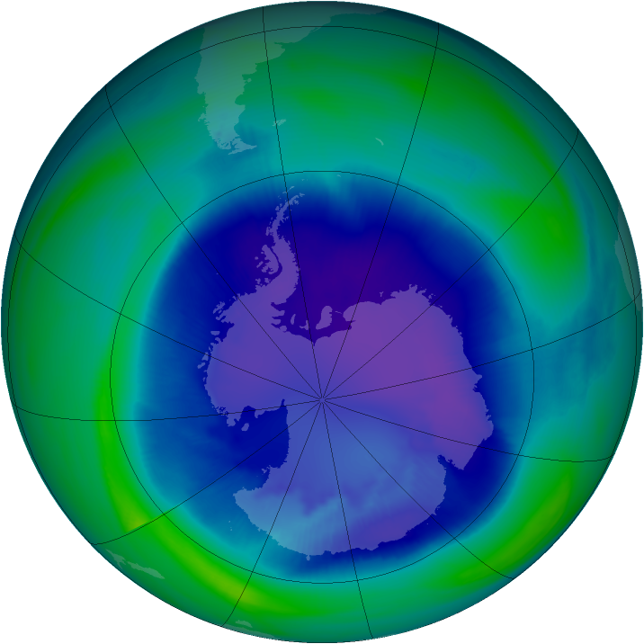 Ozone Map 2006-09-08